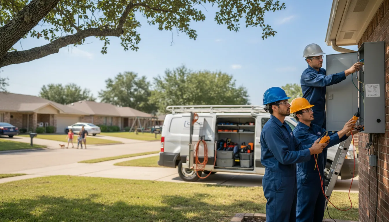 Certified electrician providing emergency electrical services in Rankin, IL